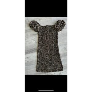 Women Junior Short Dress Knee Length Adjustable Length Brand Blush Size Small479